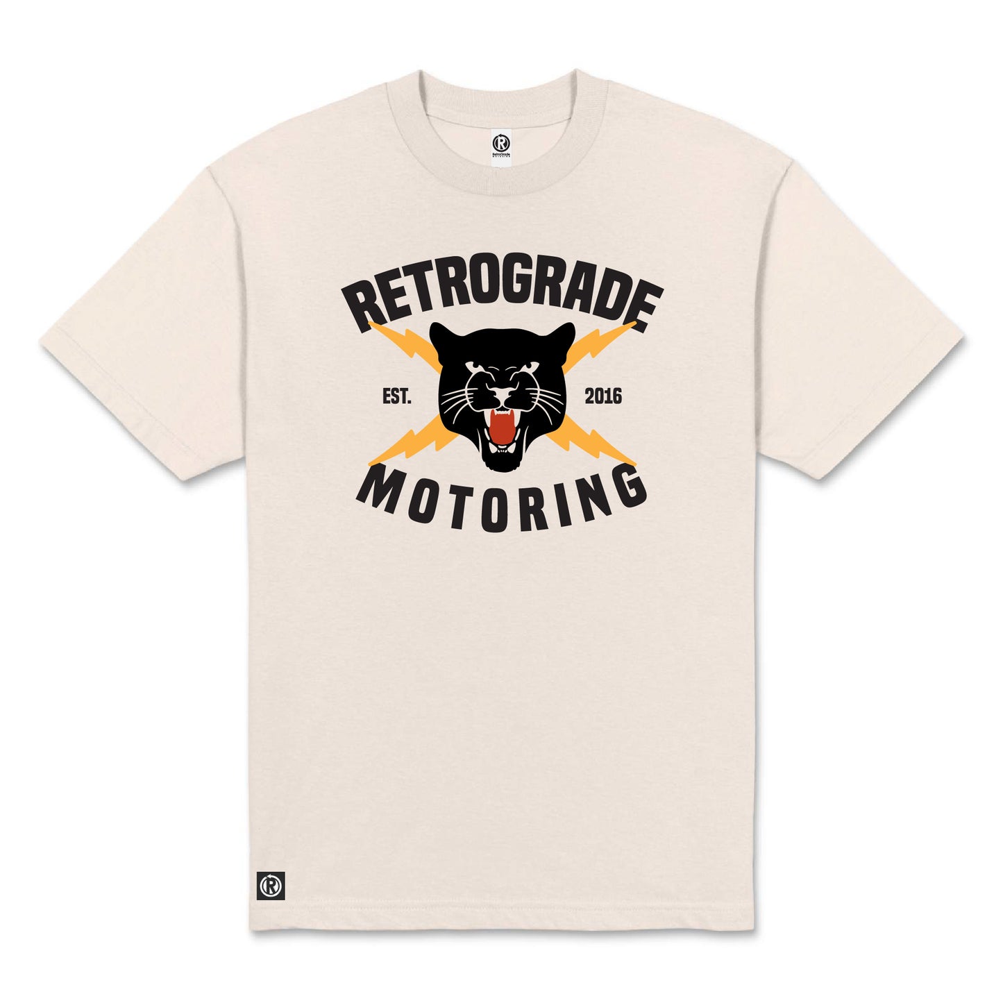 Cross Bolts Short Sleeve Tee - Cream