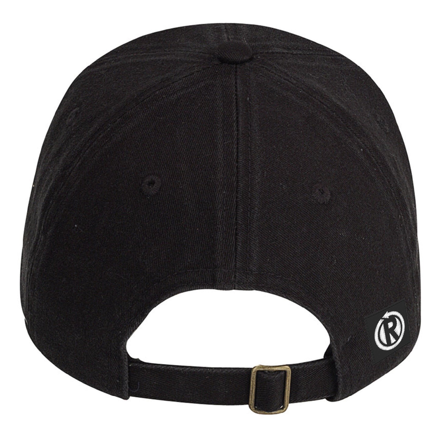 Logo Premium Dad Hat - White on Black