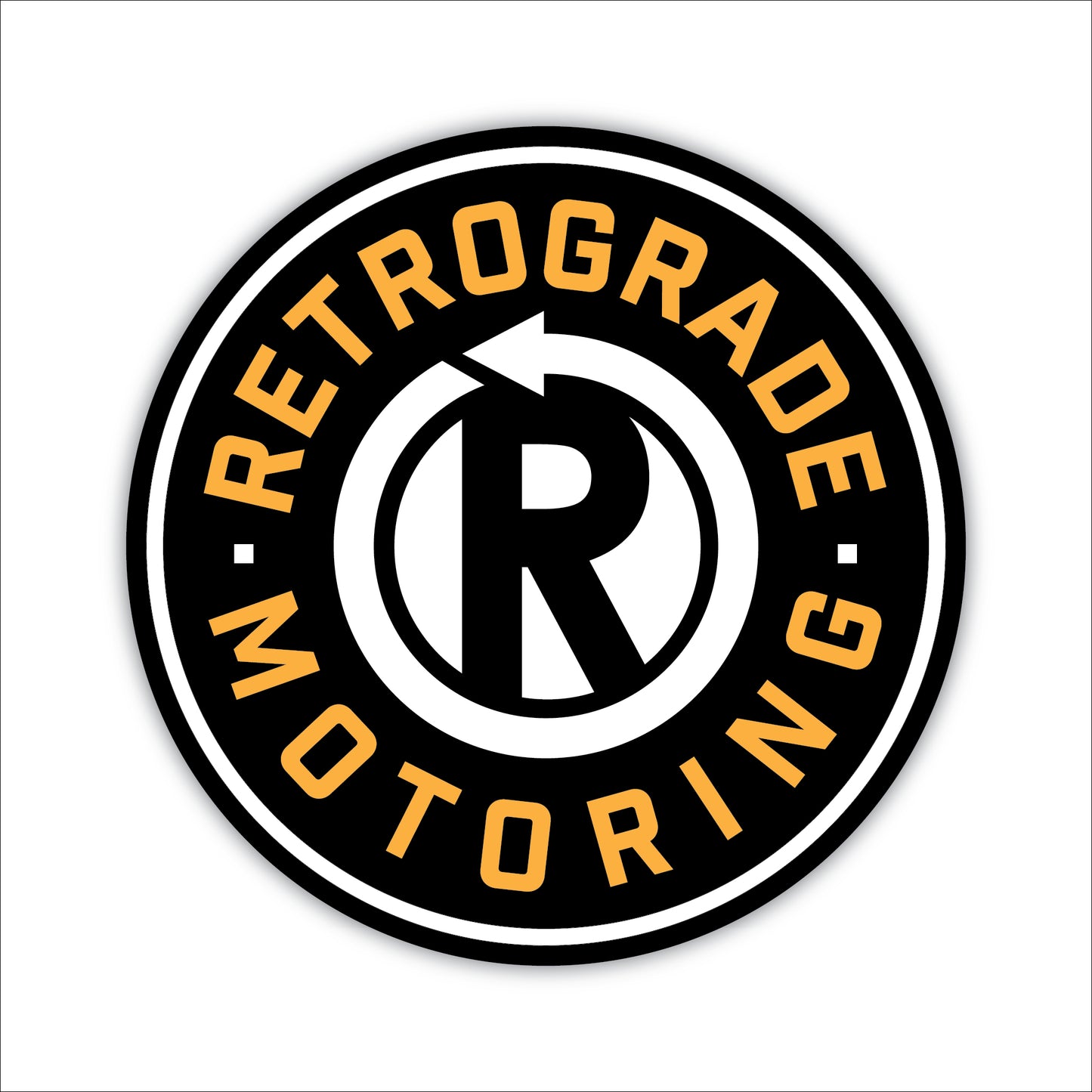 Rounder Sticker - Yellow