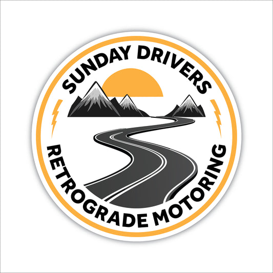 Sunday Drivers - Snow Capped - Sticker