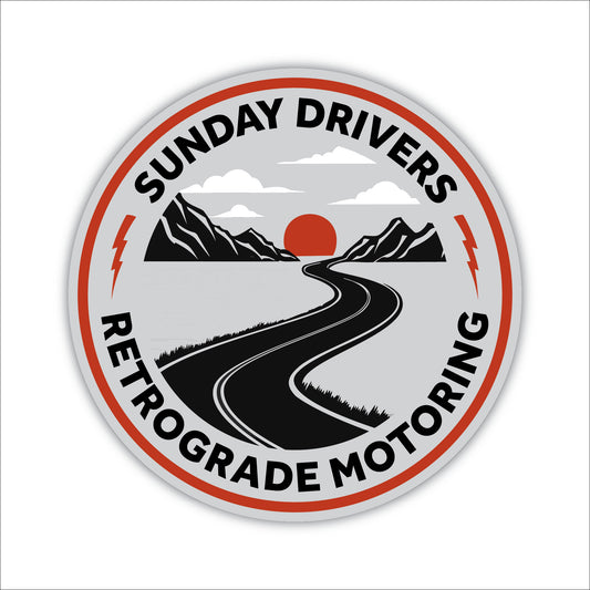 Sunday Drivers - Sunset - Sticker